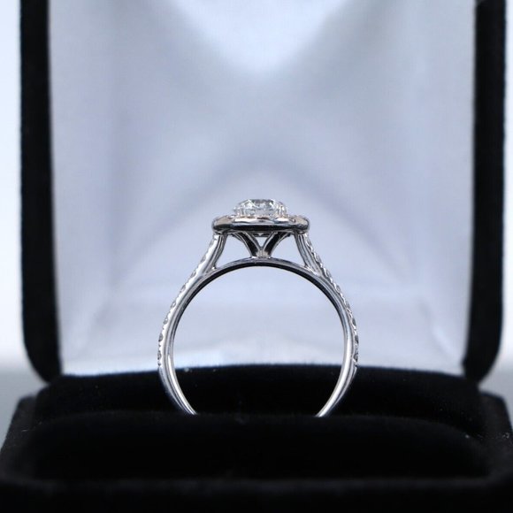 20865 Hearts On Fire Transcend 18K White Gold 0.65 F VS2 Diamond Engagement Ring - Picture 6 of 7